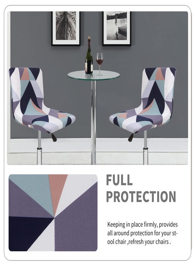 Deisy Dee أغطية كراسي غرفة الطعام من ديزي دي، أغطية كراسي البار، أغطية كراسي البار (عبوة من قطعتين) - Image 5